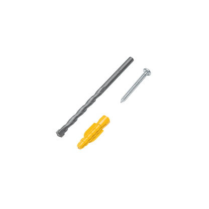 Kit de 20 taquetes 7/32" con pijas #8 y 1 broca 1/4"