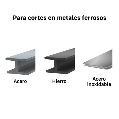Tronzadora / cortadora de metales 14", 2200 W mango en "D" · vista 3