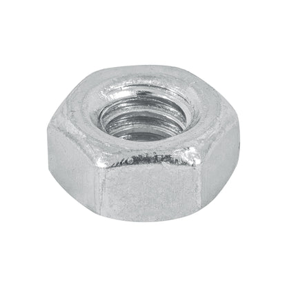 Tuerca hexagonal galvanizada 1/4 pulg