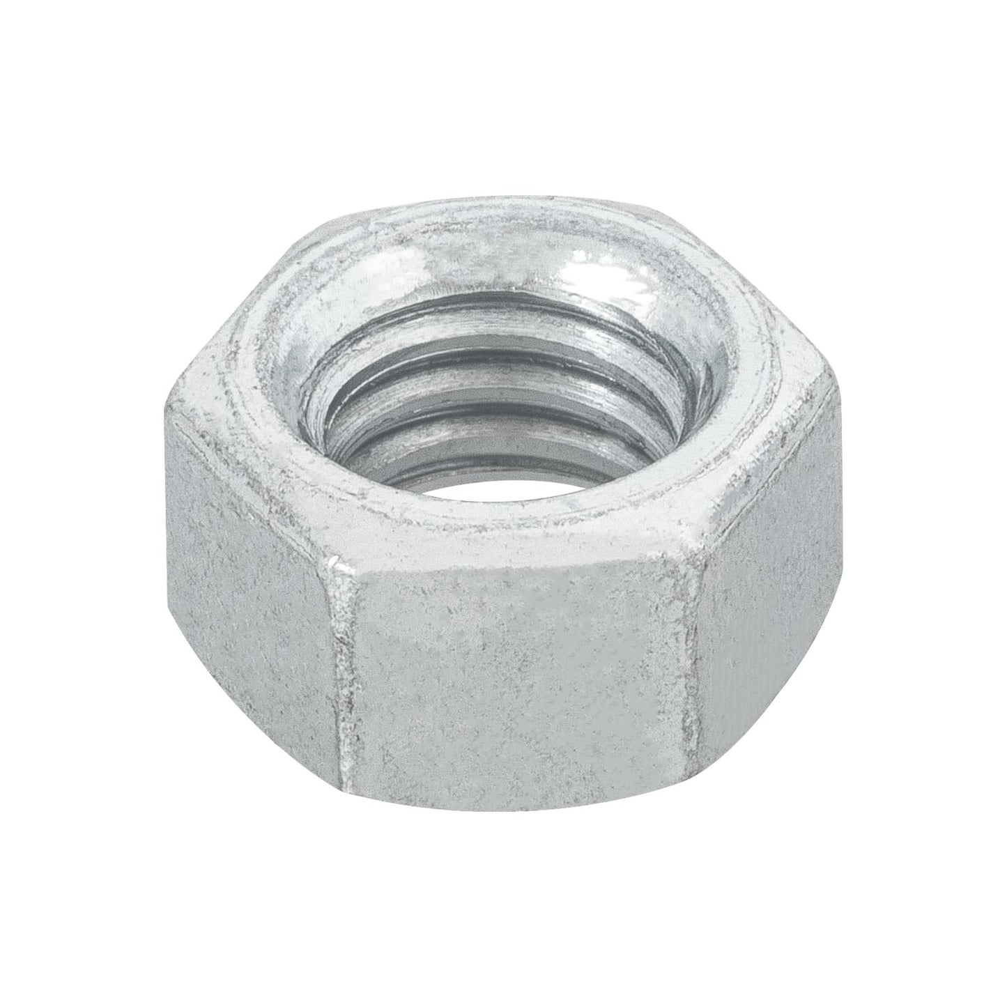 Tuerca hexagonal galvanizada 3/8 pulg