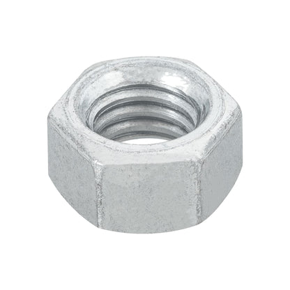 Tuerca hexagonal galvanizada 3/8 pulg