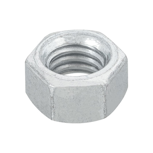 Tuerca hexagonal galvanizada 3/8 pulg