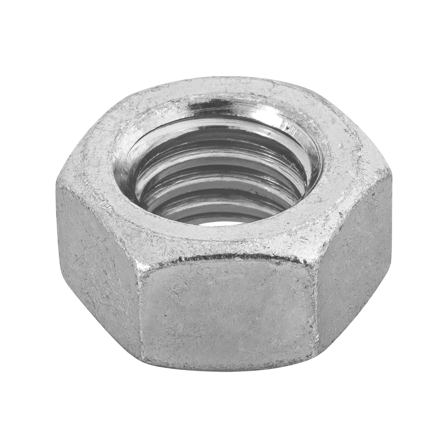 Tuerca hexagonal galvanizada 7/16 pulg
