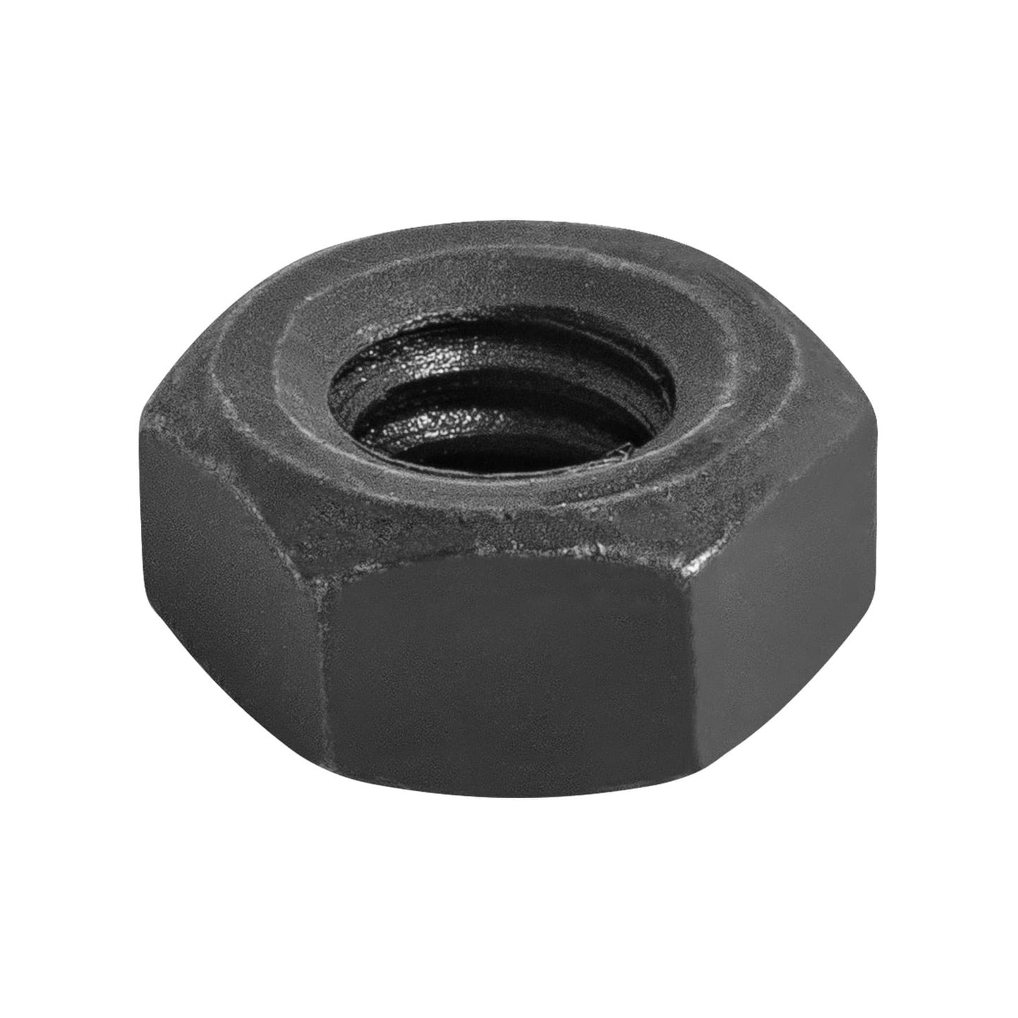 Tuerca hexagonal pavonada 1/4 pulg