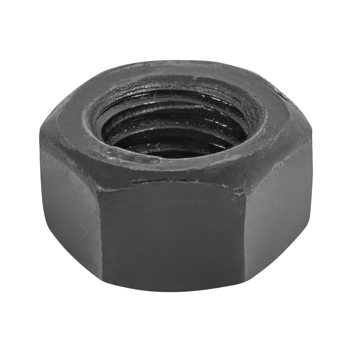 Tuerca hexagonal pavonada 3/8 pulg