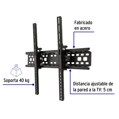 Soporte para pantallas de 32 a 70 pulgadas con movimiento angular