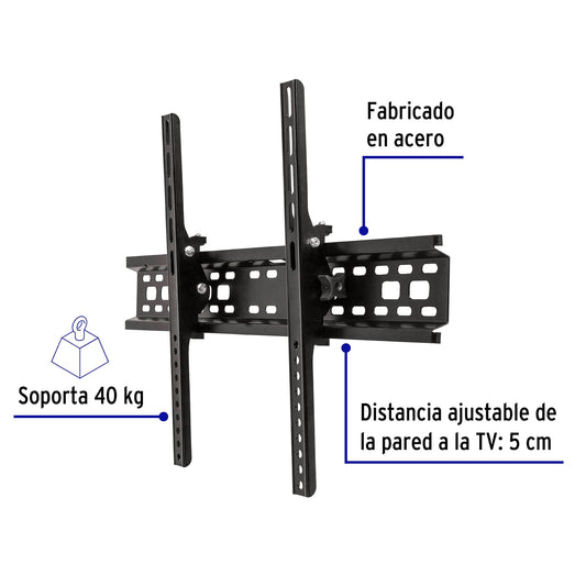 Soporte para pantallas de 32 a 70 pulgadas con movimiento angular