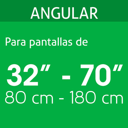 Soporte para pantallas de 32 a 70 pulgadas con movimiento angular