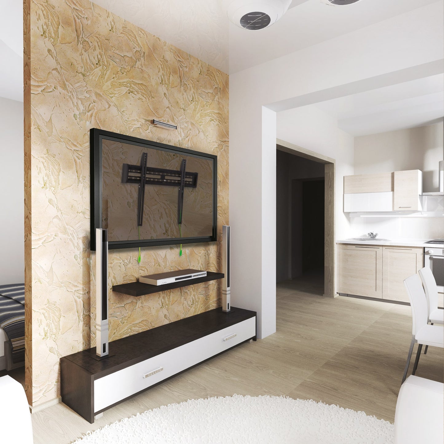 Soporte fijo para pantallas de 32 a 70 pulgadas