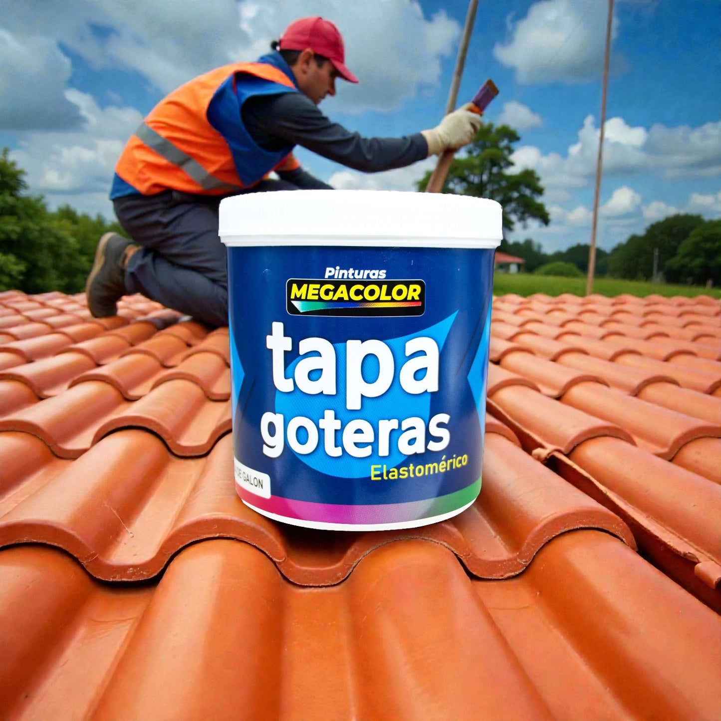 Masilla tapa goteras acrílica para sellar