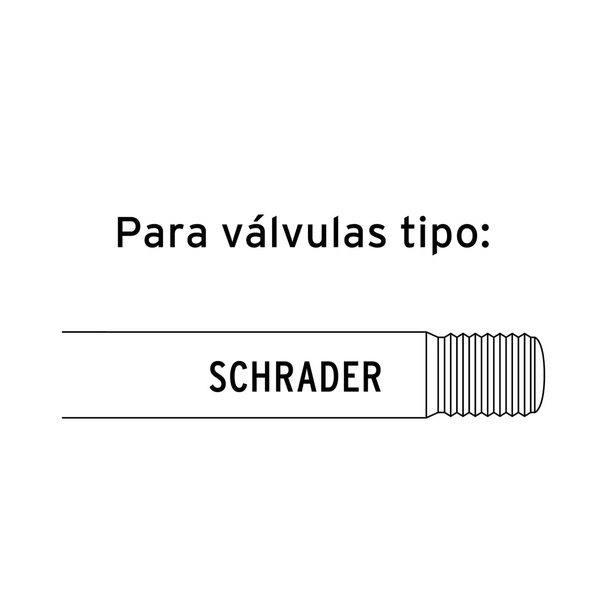 Inflador de cabeza doble de acero