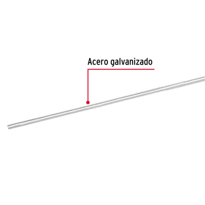 Varilla roscada galvanizada 3/16 pulg