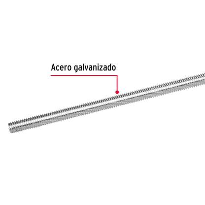 Varilla roscada galvanizada 3/4 pulg
