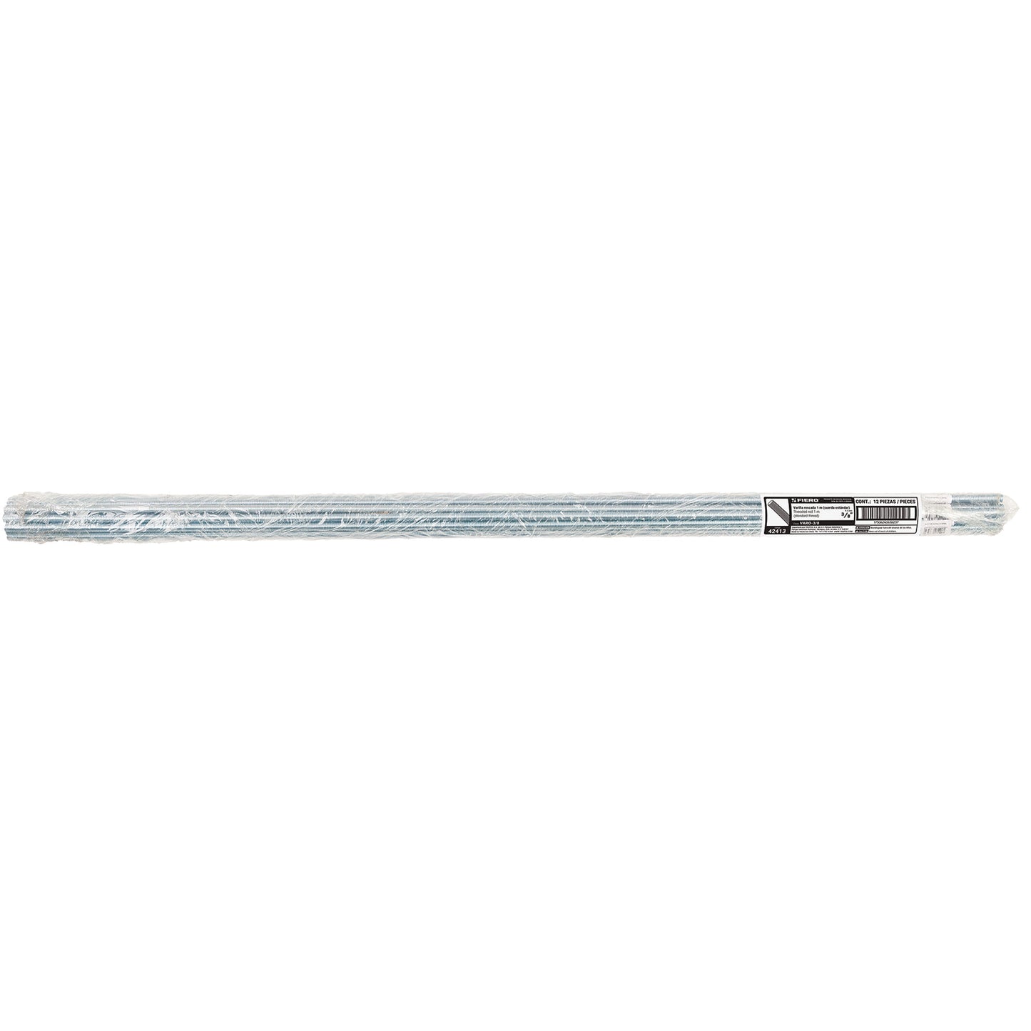Varilla roscada galvanizada 3/8 pulg