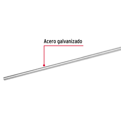 Varilla roscada galvanizada 5/16 pulg
