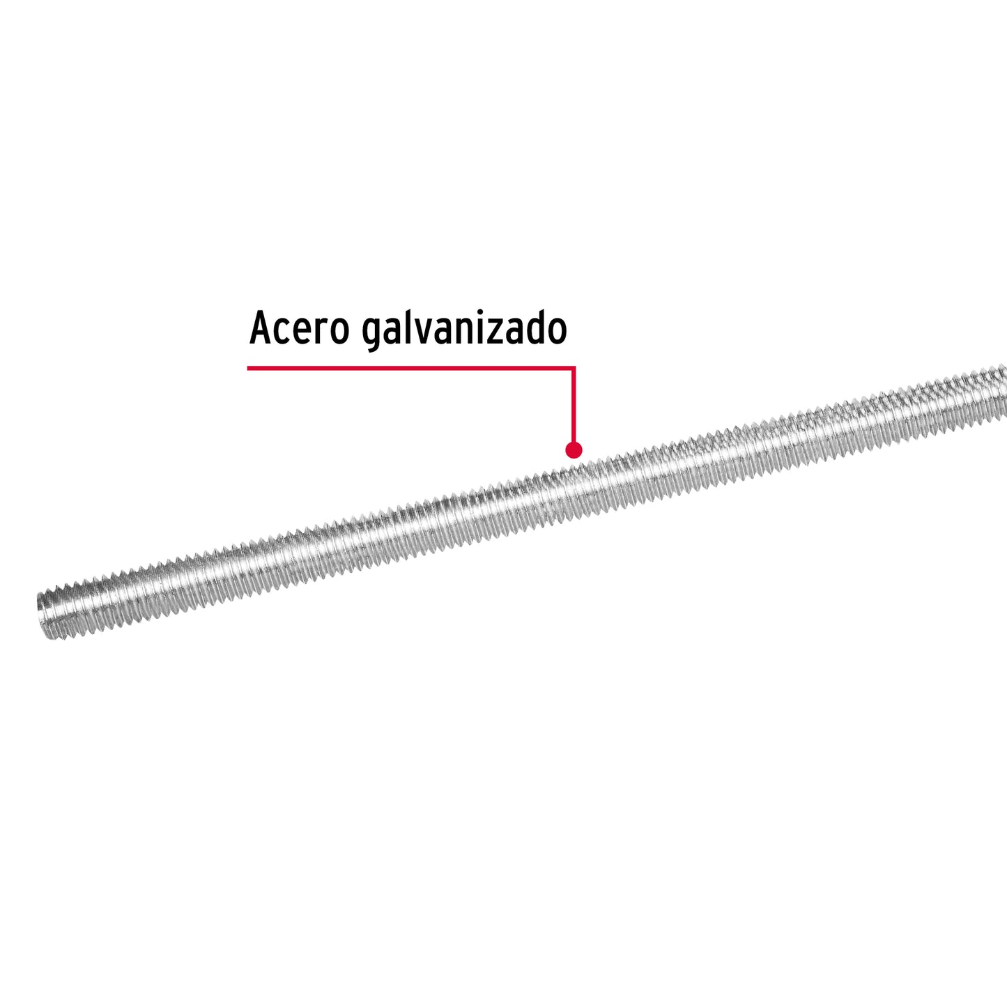 Varilla roscada galvanizada 5/8 pulg
