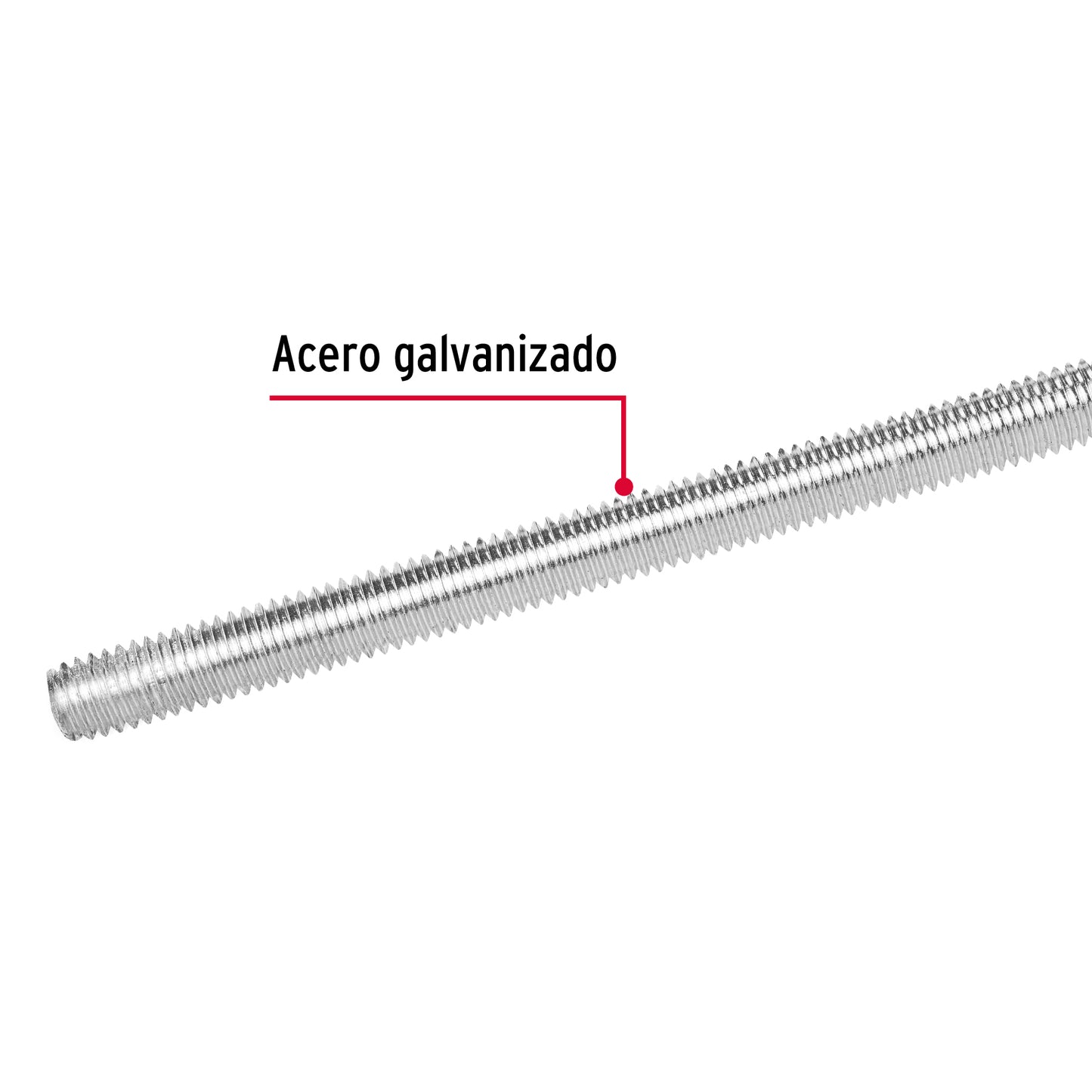 Varilla roscada galvanizada 7/8 pulg