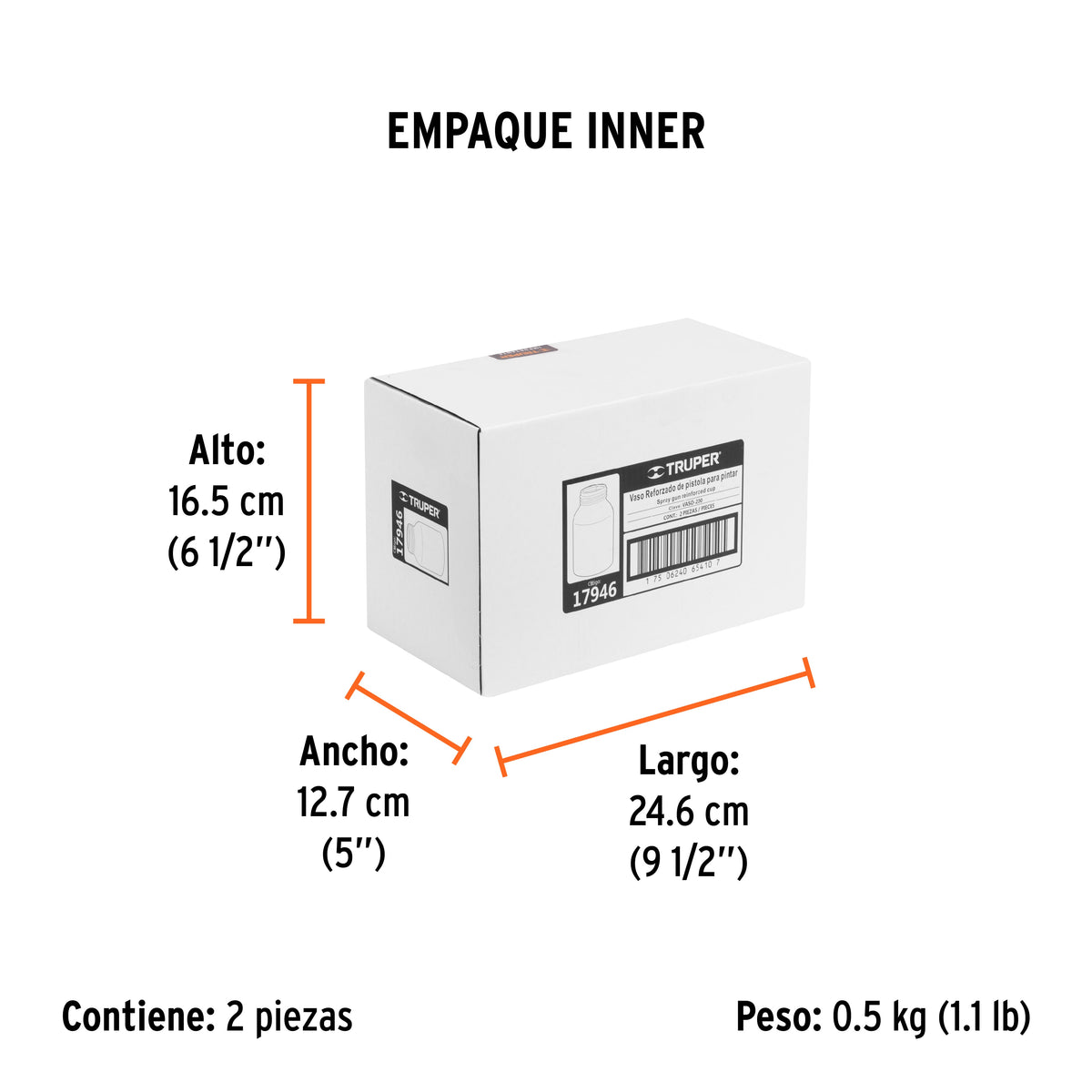Vaso aluminio para PIPI-200/210 - SKU 17946