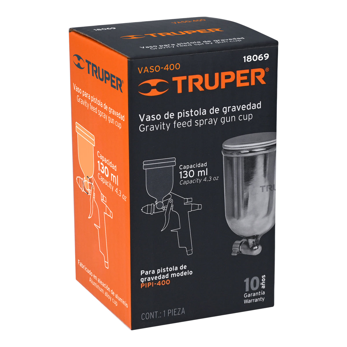 Vaso aluminio para PIPI-400 - SKU 18069