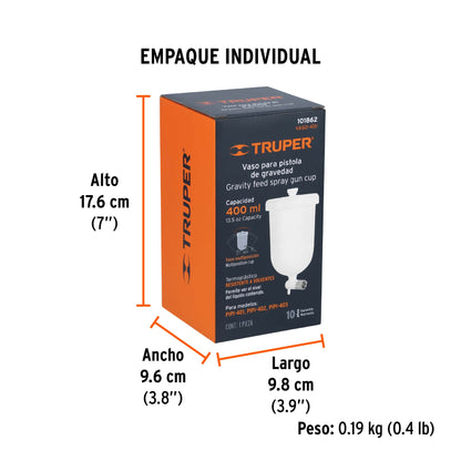 Vaso plastico para PIPI-401/402/403 - SKU 101862