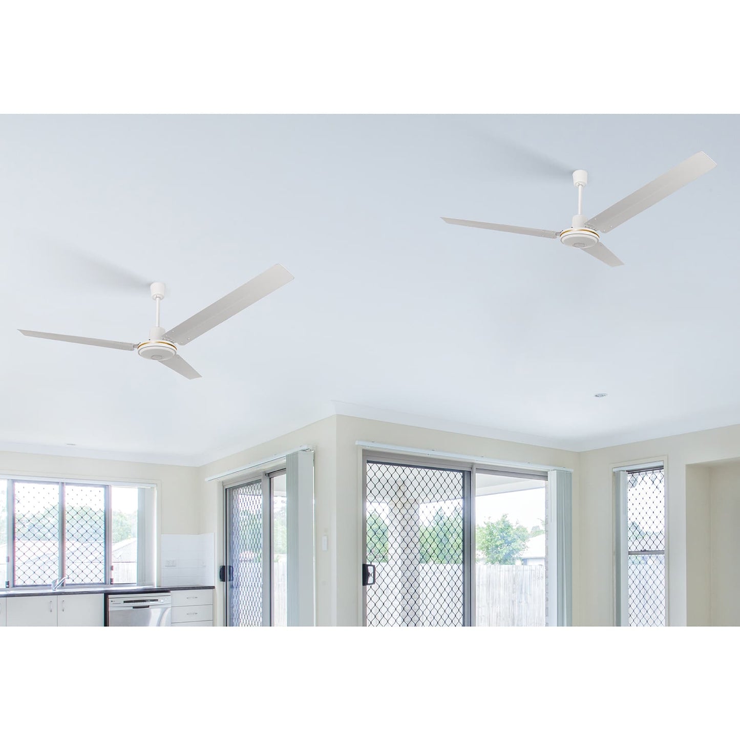 Ventilador de techo para interior de 56" blanco