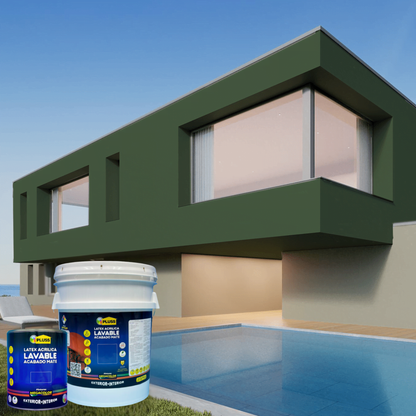 Pintura látex Pluss mate acrílica lavable para interior y exterior