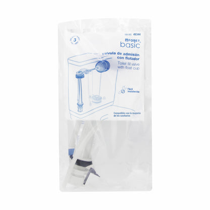 Válvula de llenado de plástico con flotador para tanque bajo de WC