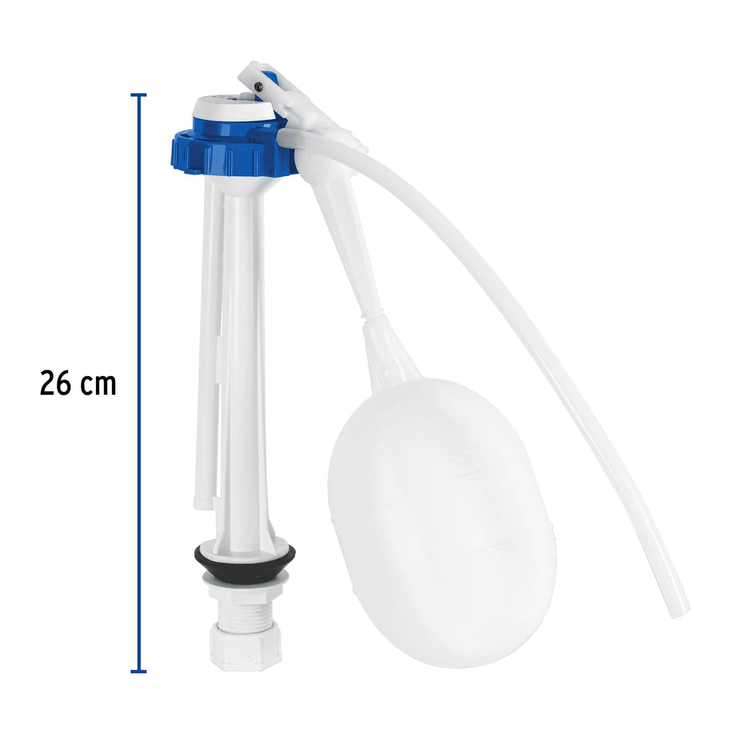 Válvula de llenado de plástico con flotador para tanque bajo de WC