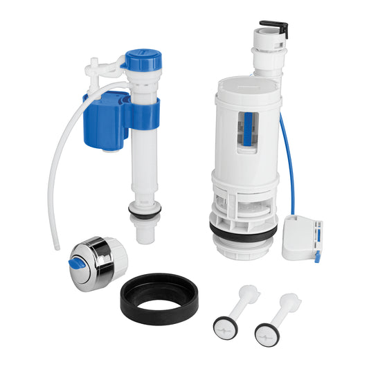 Juego de accesorios para WC con sistema dual