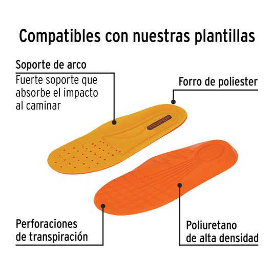 Bota de seguridad negra 23 casquillo