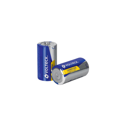 Blíster con 2 pilas zinc-carbón C