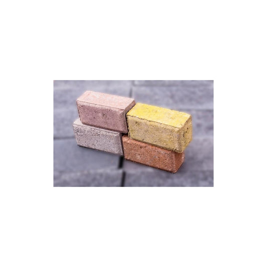 Adoquín de concreto rectangular 10x20x8 cm — foto del fabricante