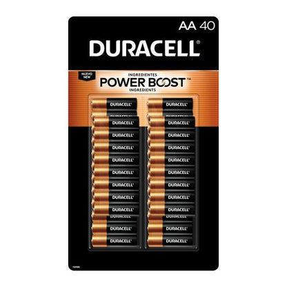 Duracell Baterías Alcalinas AA 40 Unidades