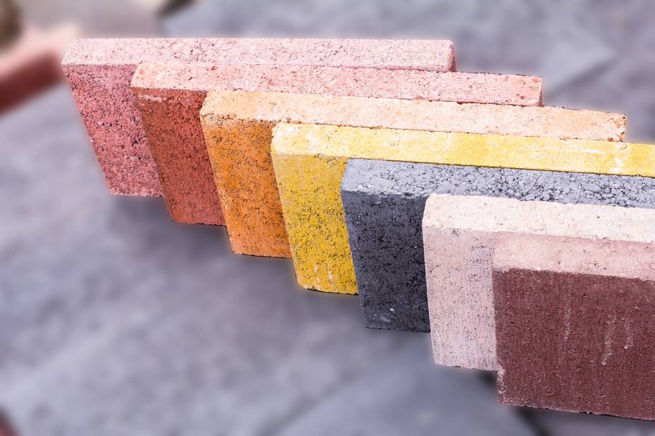 Baldosa de concreto 20x40x4 cm — foto del fabricante
