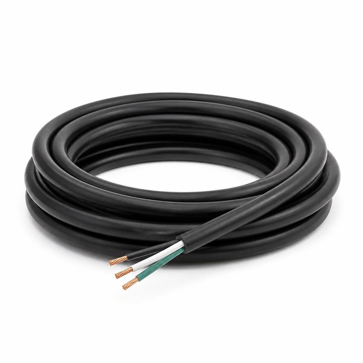 Cable TSJ 3x14 AWG de uso rudo — rollo de cable multiconductor de uso rudo