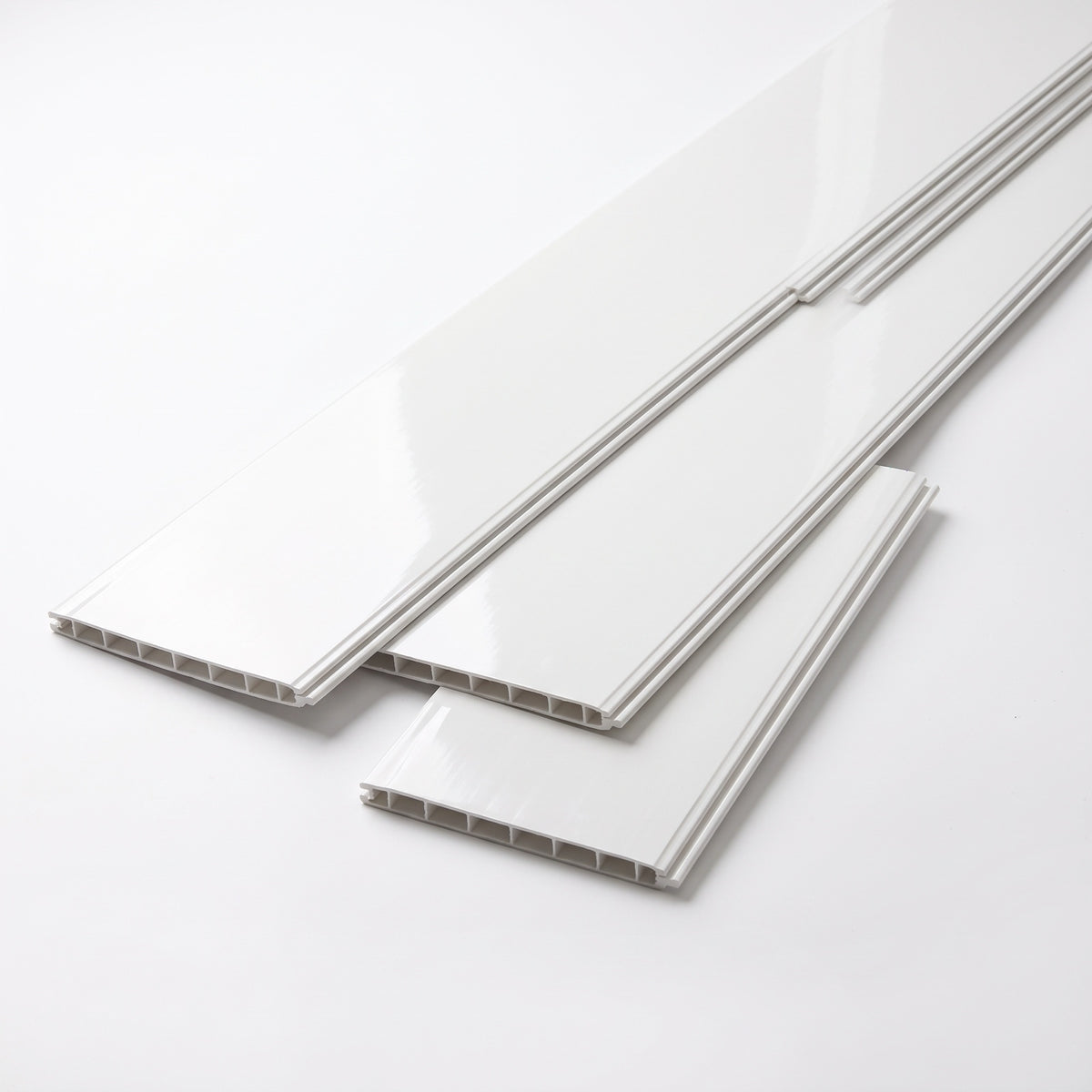 Imagen ilustrativa de Cielo Raso PVC Blanco Brillante H01, producto sobre fondo blanco