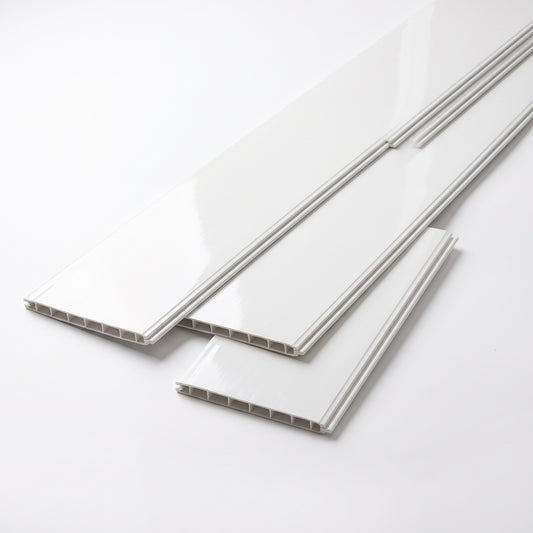 Imagen ilustrativa de Cielo Raso PVC Blanco Brillante H01, producto sobre fondo blanco