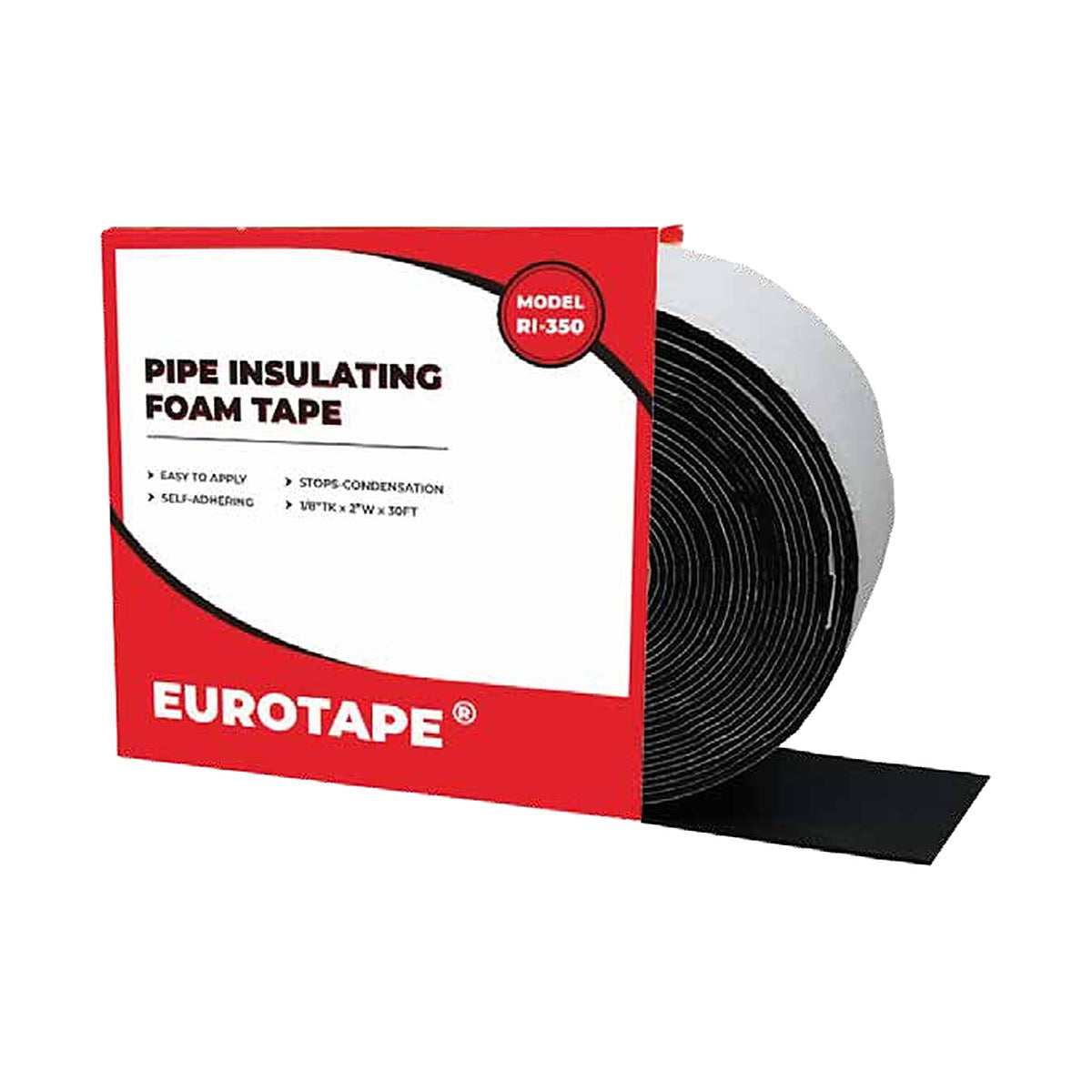 Cinta aislante de espuma Eurotape RI-350 en su empaque