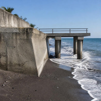 Concreto impermeabilizado Holcim 210 a 420 kg/cm² — obra típica: estructura de concreto reforzado en zona costera