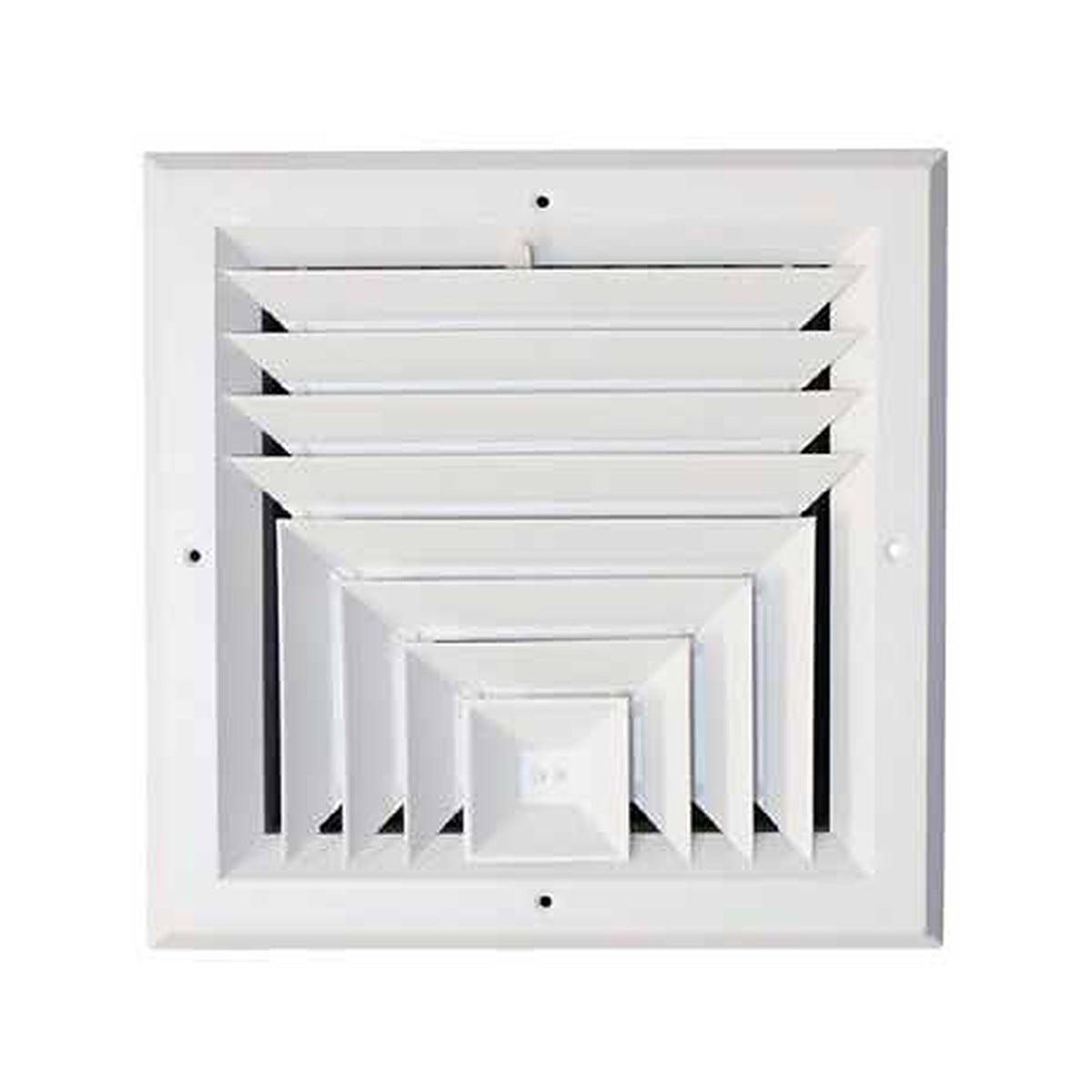 Difusor de 3 Vías para aire acondicionado, vista frontal
