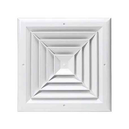 Difusor de 4 Vías para aire acondicionado, vista frontal