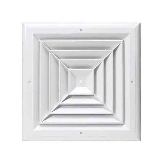 Difusor de 4 Vías para aire acondicionado, vista frontal