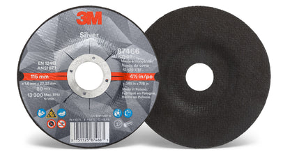 Disco de Corte Silver T27 Centro Embutido 4½" x 0.045" x 7/8"