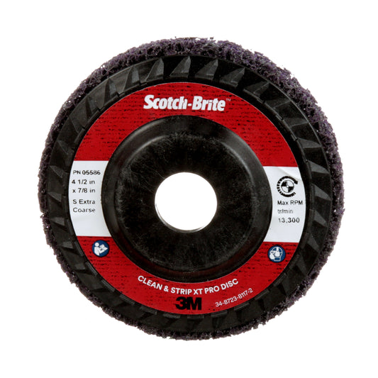 Disco Decapador Scotch-Brite Clean and Strip XT Pro Morado 4½" x 7/8"