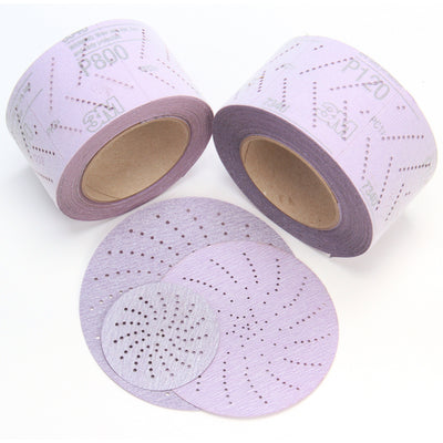 Disco Hookit Morado Clean Sanding 334U 6" Grano P220