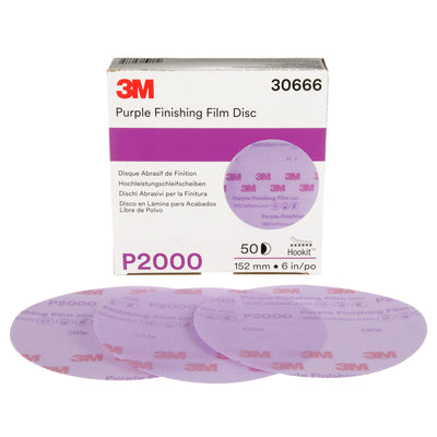 Disco Hookit Purple Finishing Film 260L 6" Grano P2000