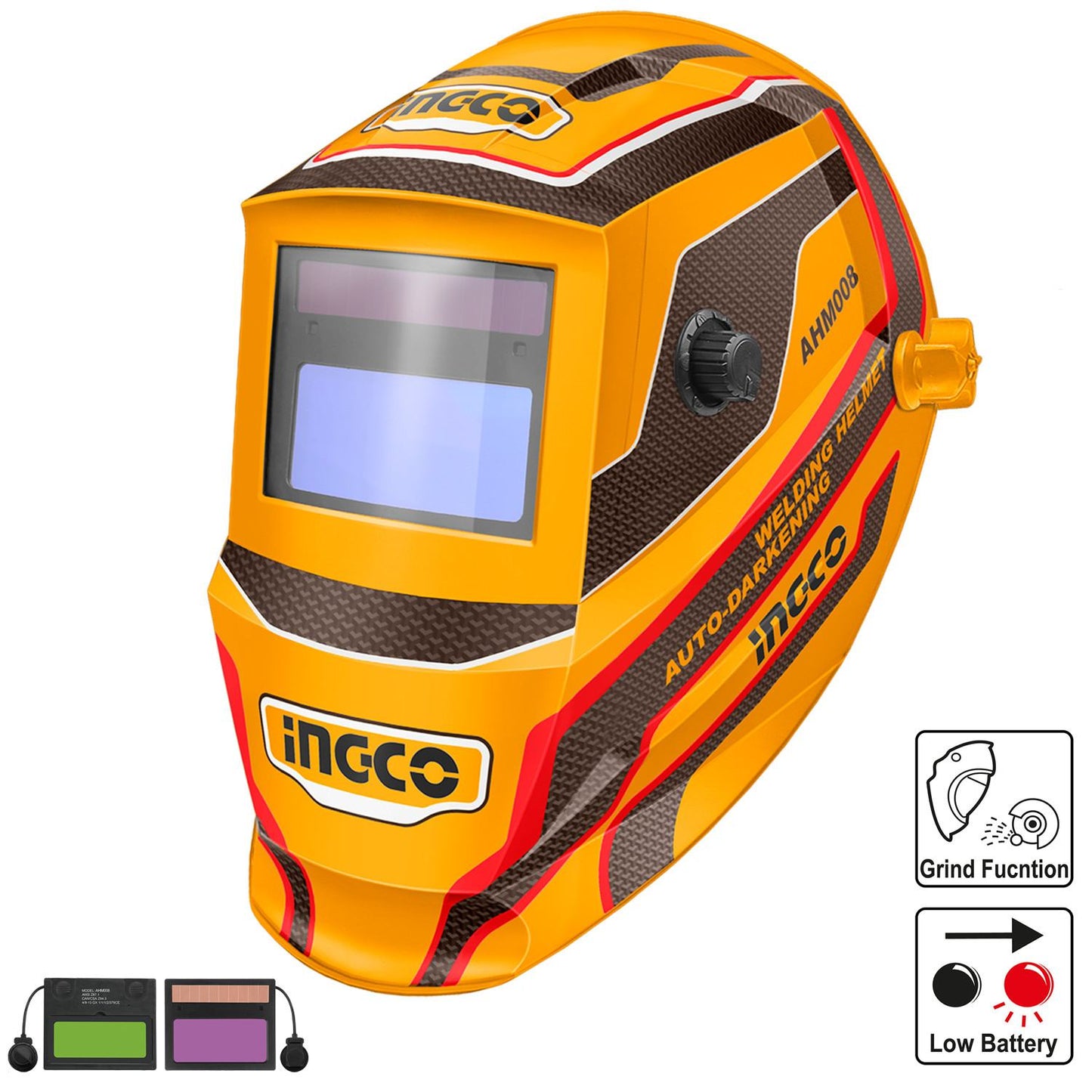 Careta Electrónica para Soldar 92 mm x 42 mm