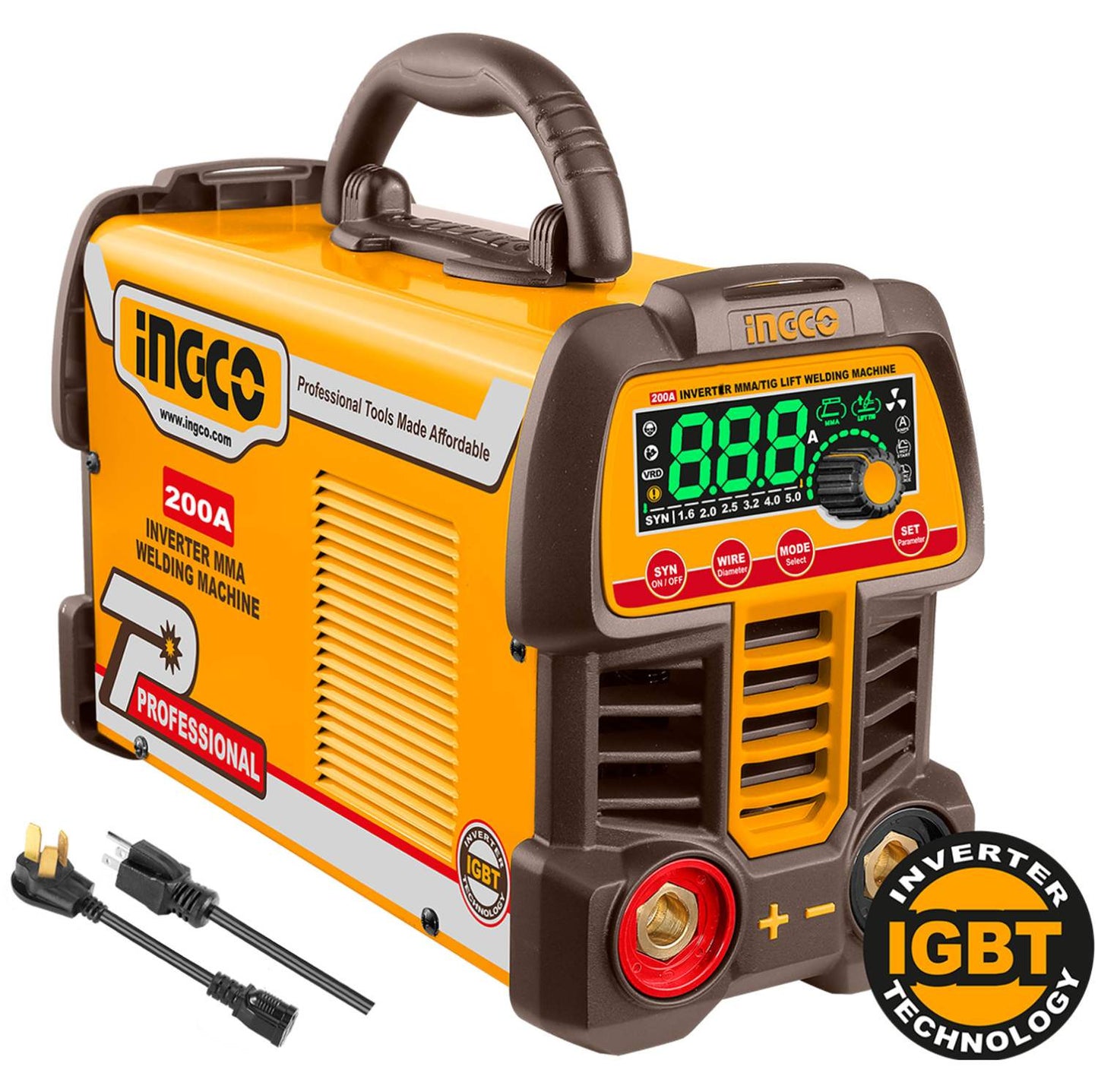Soldador Inversor 200 A 110 V/220 V