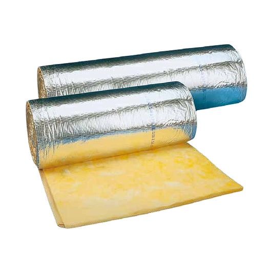 Fibra de vidrio con foil en rollo para ductos de aire acondicionado