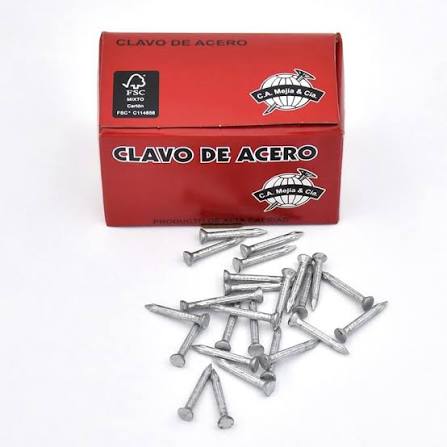 Clavo de Acero 1 1/2 pulg. 2.7 x 40 mm (Ciento)